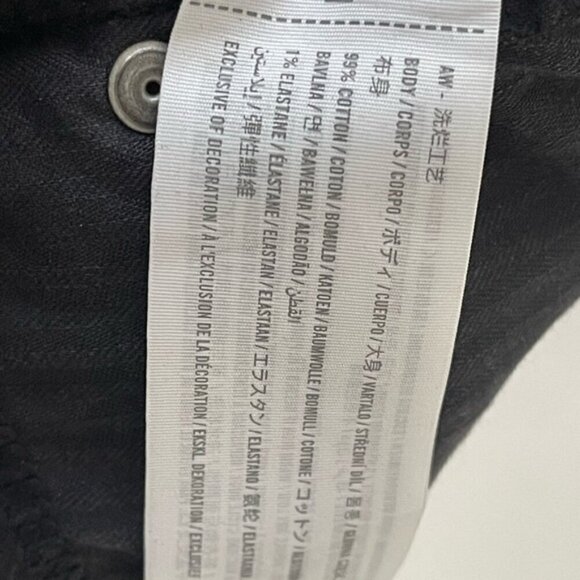 Abercrombie & Fitch Curve Love High Rise Mom Jean size 27 Short black - Picture 13 of 13